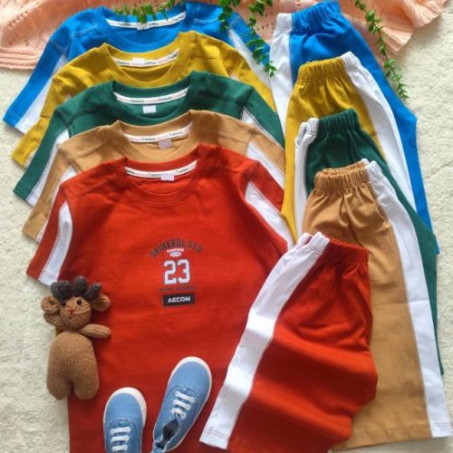 Boys' t-shirts and shorts from 5 to 11 years old
