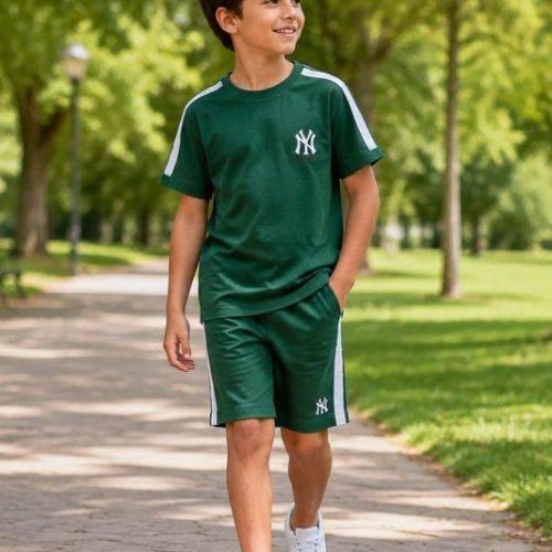 Boys' t-shirts and shorts from age 2 to age 9