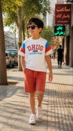 Boys' t-shirts and shorts from size 40 to 45