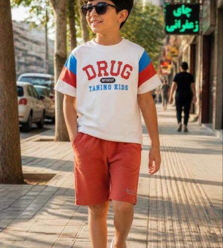 Boys' t-shirts and shorts from size 40 to 45