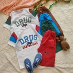 Boys' t-shirts and shorts from size 40 to 45