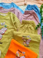 Girls' T-shirt and shorts, 4 to 7 years old
