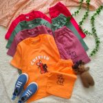Girls' T-shirt and shorts from 2 to 5 years old