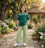 Girls' T-shirts and pants from size 40 to size 60
