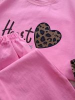 Girls' T-shirts and pants, sizes 60 and 65