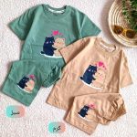Girls' T-shirts and shorts, size 40 and size 45
