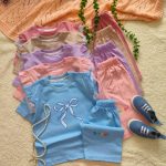 Girls' T-shirts and shorts, size 40 and size 45