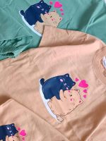 Girls' T-shirts and shorts, size 40 and size 45