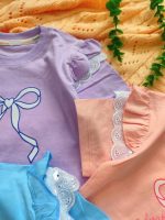 Girls' T-shirts and shorts, size 40 and size 45