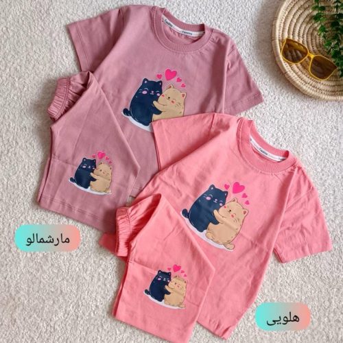 Girls' T-shirts and shorts, size 40 and size 45