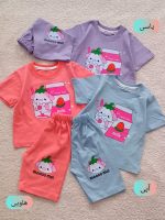 Girls' T-shirts and shorts, sizes 35 and 40
