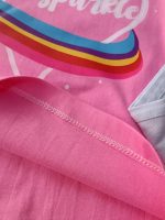 Girls' T-shirts and shorts, sizes 45 to 50