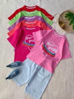 Girls' T-shirts and shorts, sizes 45 to 50