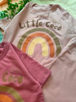 Girls' T-shirts and shorts, sizes 50 to 55
