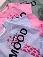 Girls' and boys' t-shirts and shorts from sizes 35 to 50