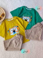 Girls' and boys' t-shirts and shorts, sizes 45 and 50
