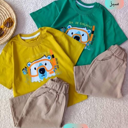 Girls' and boys' t-shirts and shorts, sizes 45 and 50