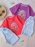 Girls' crop shorts from 8 months to 4 years