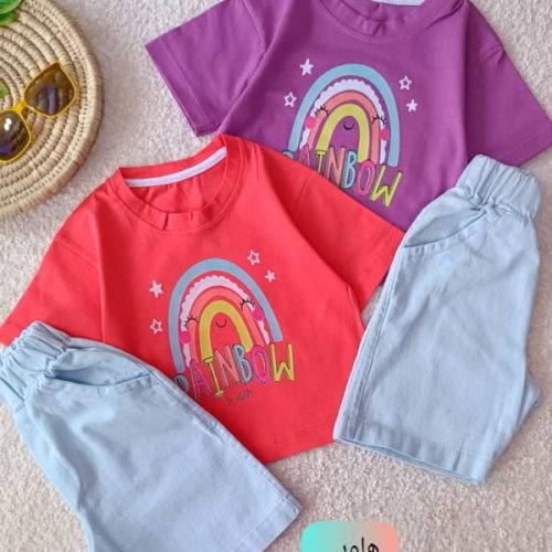 Girls' crop shorts from 8 months to 4 years