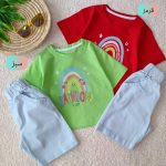 Girls' crop shorts from 8 months to 4 years