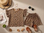 Girls' crop shorts from size 40 to 55