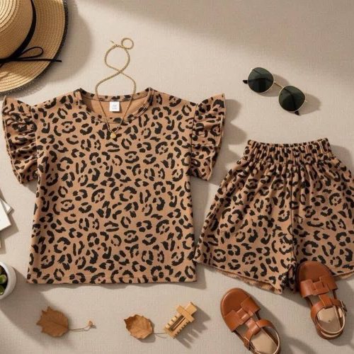 Girls' crop shorts from size 40 to 55