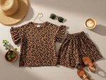 Girls' crop shorts from size 40 to 55