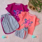 Girls' crop shorts, size 50 and 55