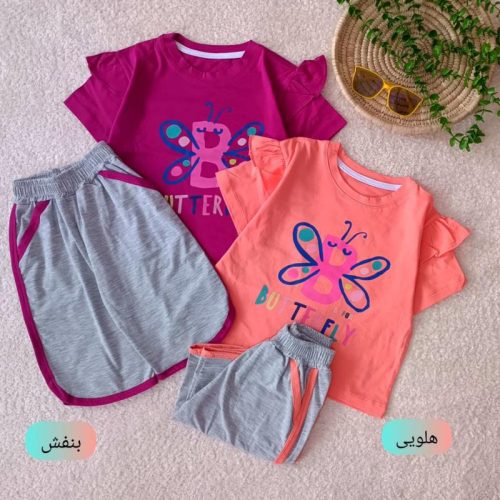 Girls' crop shorts, size 50 and 55