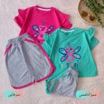 Girls' crop shorts, size 50 and 55
