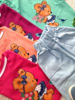 Girls' crop tops and shorts from size 40 to 45