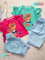 Girls' crop tops and shorts from size 40 to 45