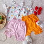 Girls' shorts top from 12 months to 36 months