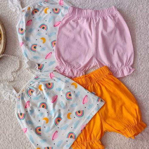 Girls' shorts top from 12 months to 36 months