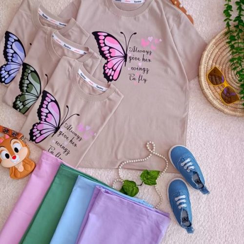Girls' t-shirts and pants from 8 to 12 years old