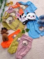 Girls' t-shirts and shorts from 10 months to 4 years
