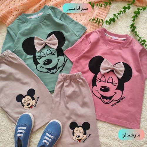 Girls' t-shirts and shorts from 2 to 5 years old