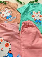 Girls' t-shirts and shorts from 2 to 5 years old