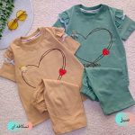 Girls' t-shirts and shorts from 2 to 5 years old