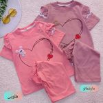 Girls' t-shirts and shorts from 2 to 5 years old