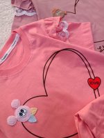 Girls' t-shirts and shorts from 2 to 5 years old