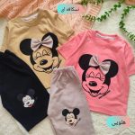 Girls' t-shirts and shorts from 2 to 5 years old