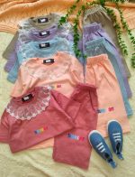 Girls' t-shirts and shorts from 2 to 5 years old