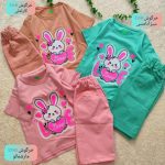 Girls' t-shirts and shorts from 2 to 5 years old