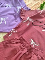 Girls' t-shirts and shorts from 2 to 9 years old