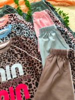 Girls' t-shirts and shorts from 3 to 11 years old