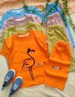 Girls' t-shirts and shorts from 3 to 7 years old