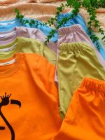 Girls' t-shirts and shorts from 3 to 7 years old