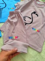 Girls' t-shirts and shorts from 3 to 7 years old
