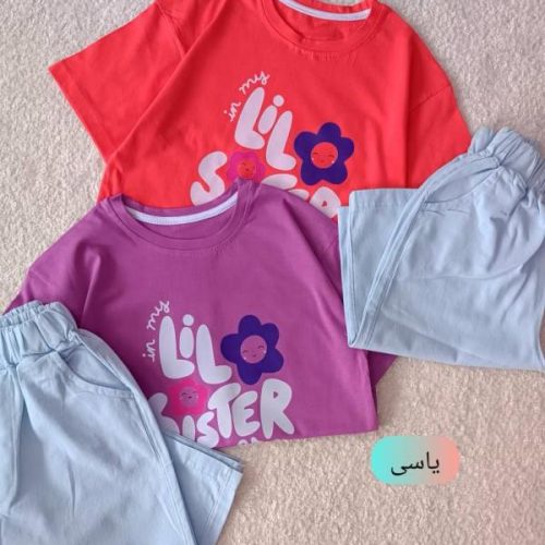 Girls' t-shirts and shorts from 8 to 11 years old